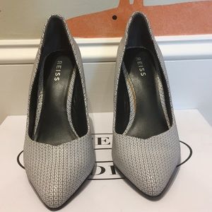 reiss grey heels